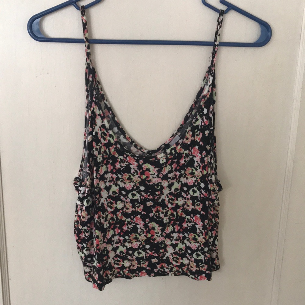 Floral crop top
